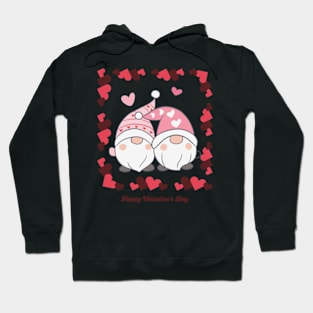 Happy Valentine’s Day Gnome Couple Hoodie